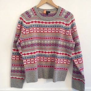 J. Crew Fair Isle Sweater
